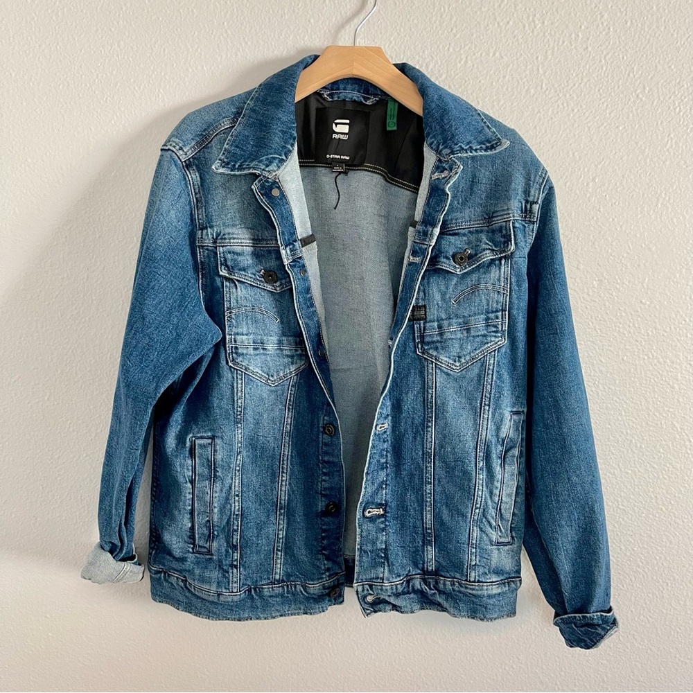 G-Star RAW Oversized Blue Jean Denim Jacket